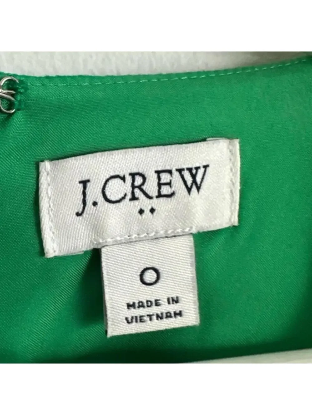 J. CREW KELLY GREEN SLEEVELESS WOMEN'S SIZE 0